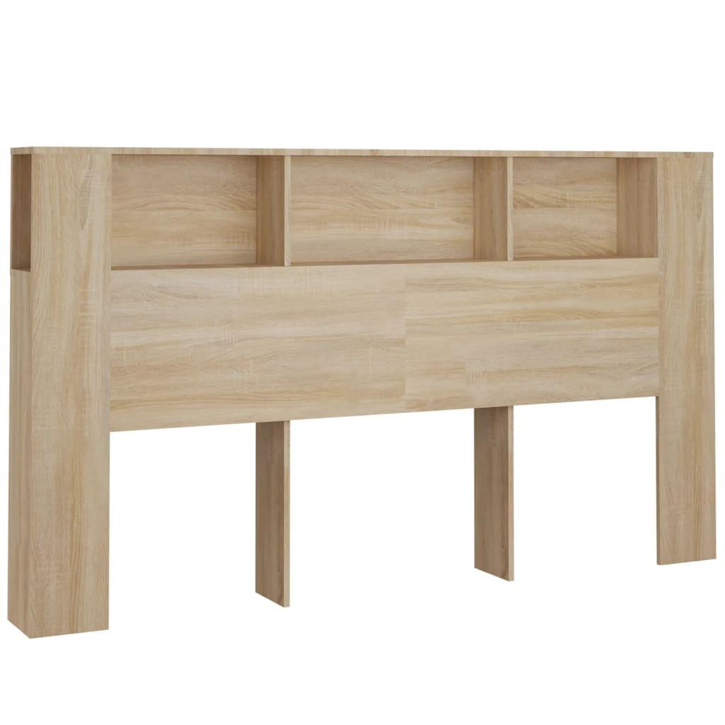 Headboard Cabinet Sonoma Oak 180 cm