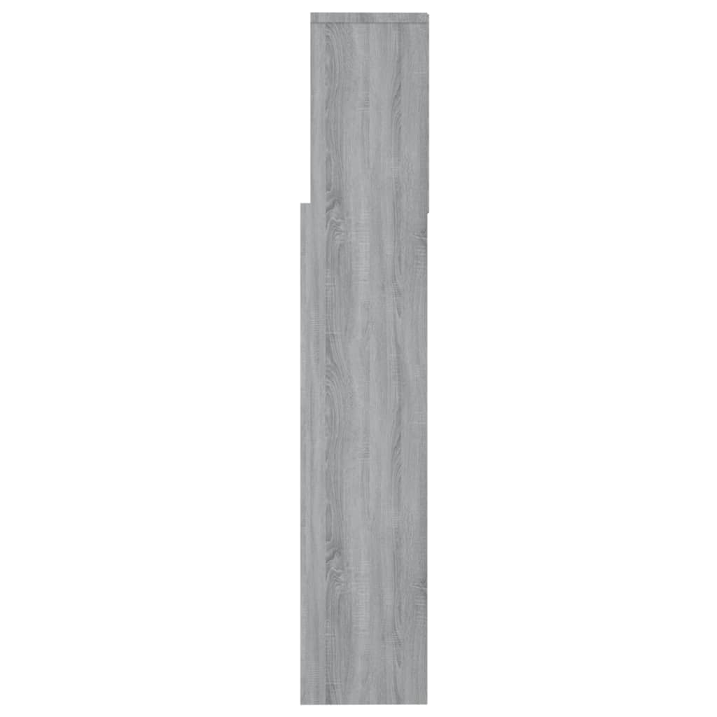 Headboard Cabinet Grey Sonoma 160 cm