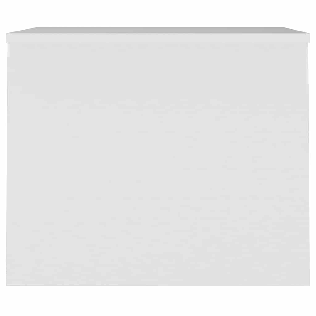 Coffee Table White 80x50.5x41.5 cm Engineered Wood