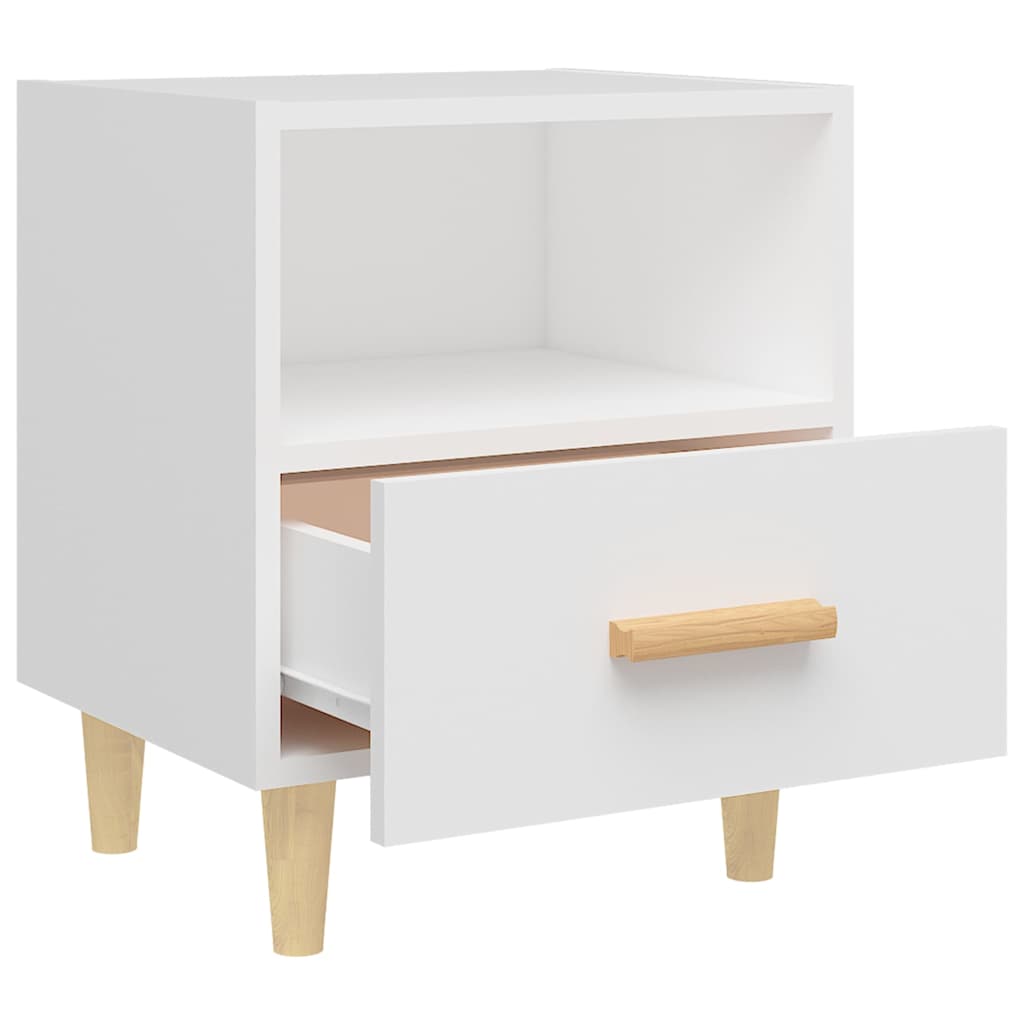 Bedside Cabinets 2 pcs White 40x35x47 cm