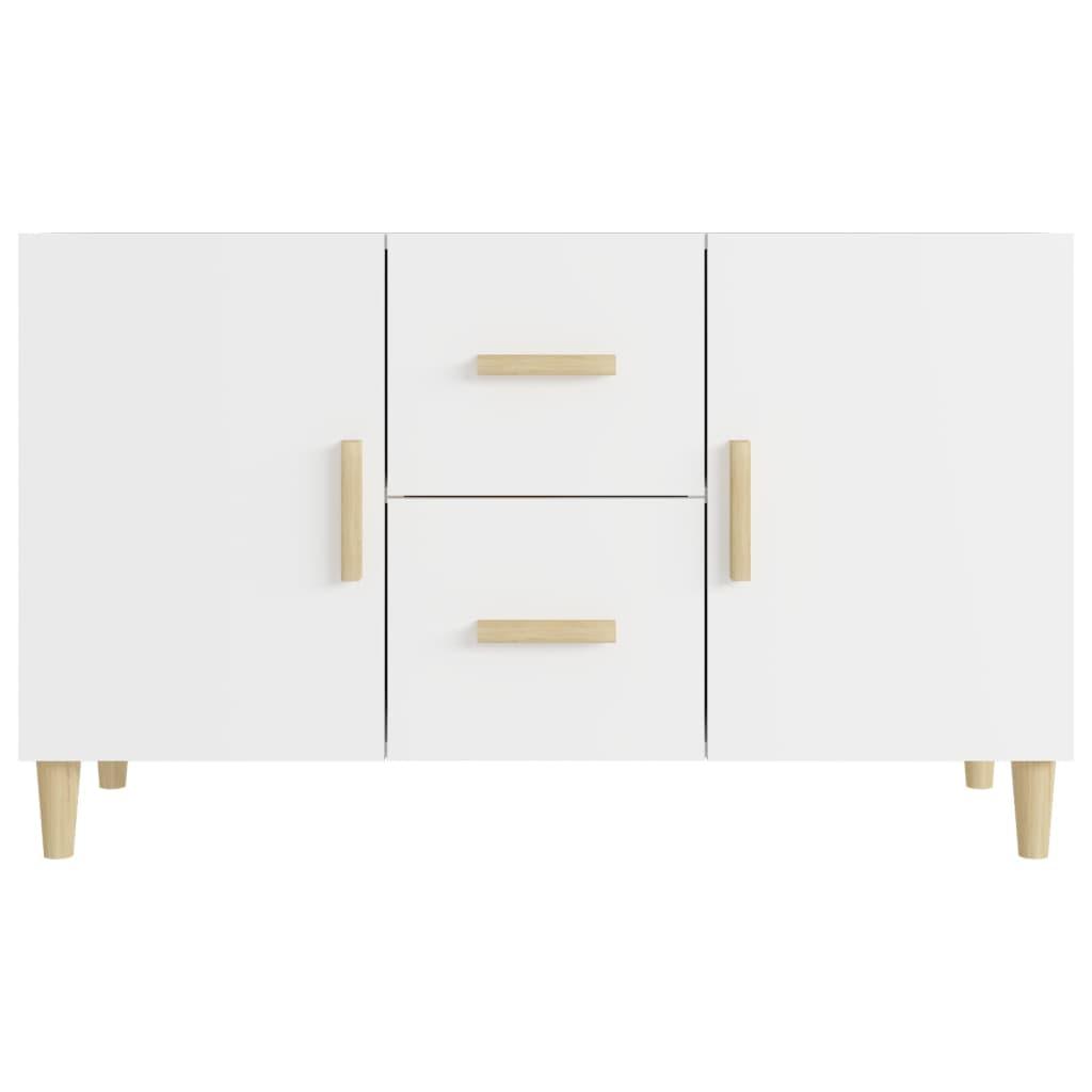 Sideboard White 100x36x60 cm Engineered Wood