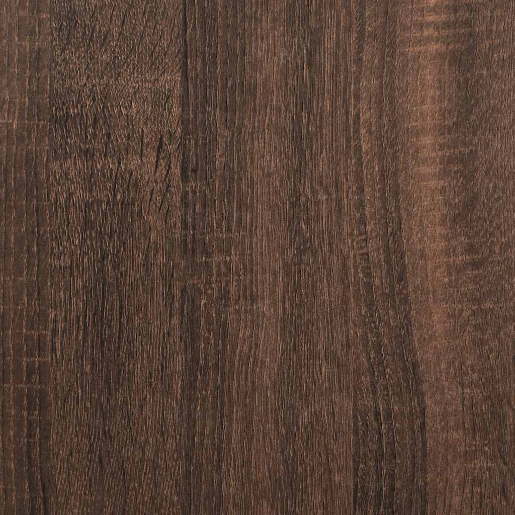 TV Cabinet Brown Oak 100x35x40 cm Engineered Wood