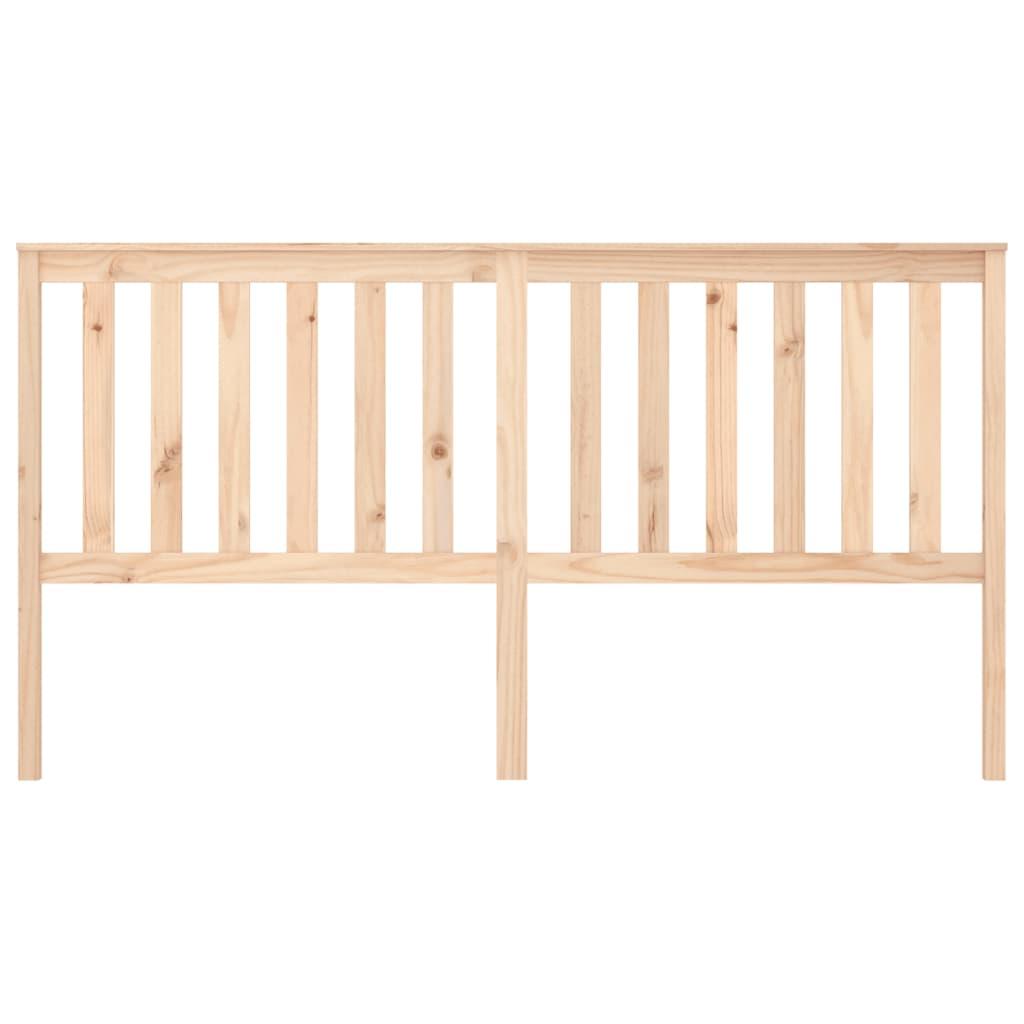 Bed Headboard 186 cm Solid Wood Pine