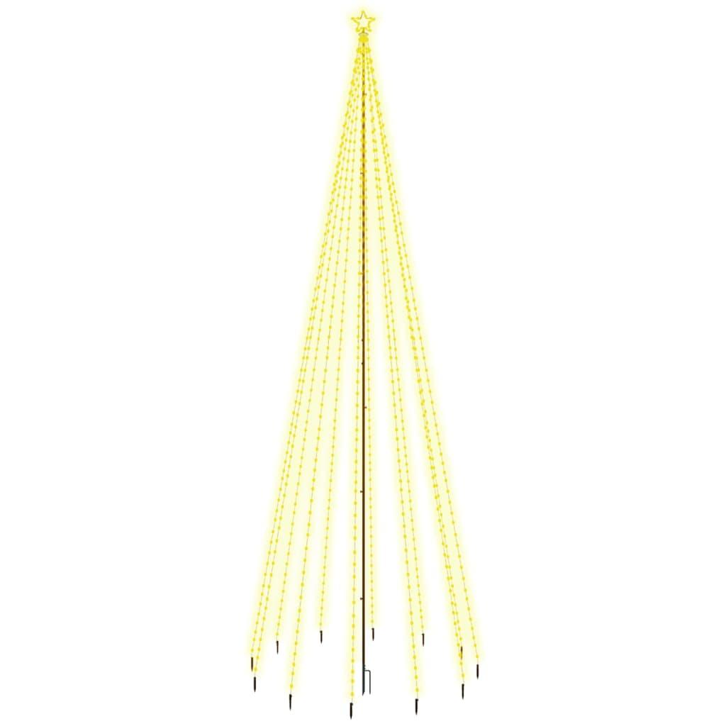 Christmas Tree with Spike Warm White 732 LEDs 500 cm