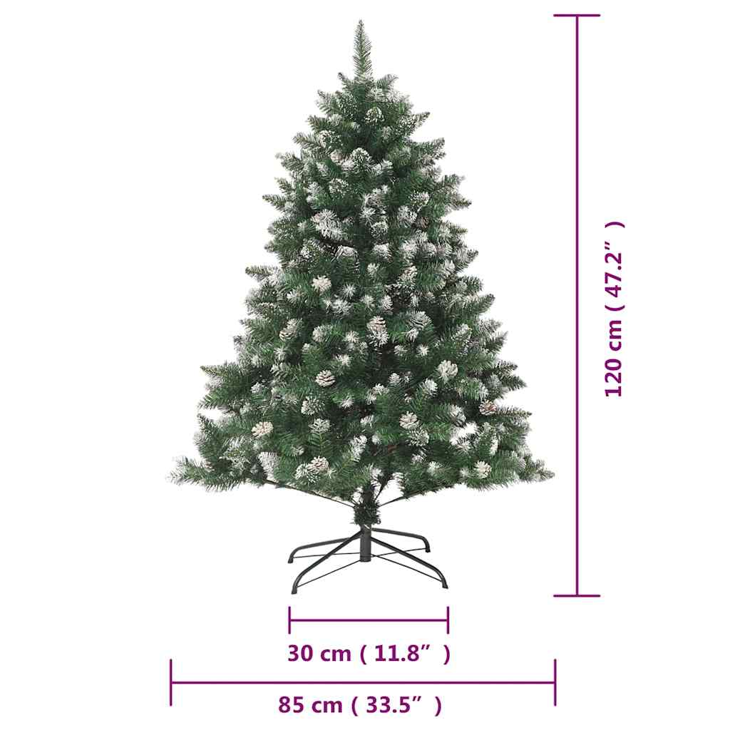 Artificial Christmas Tree with Stand 120 cm PVC