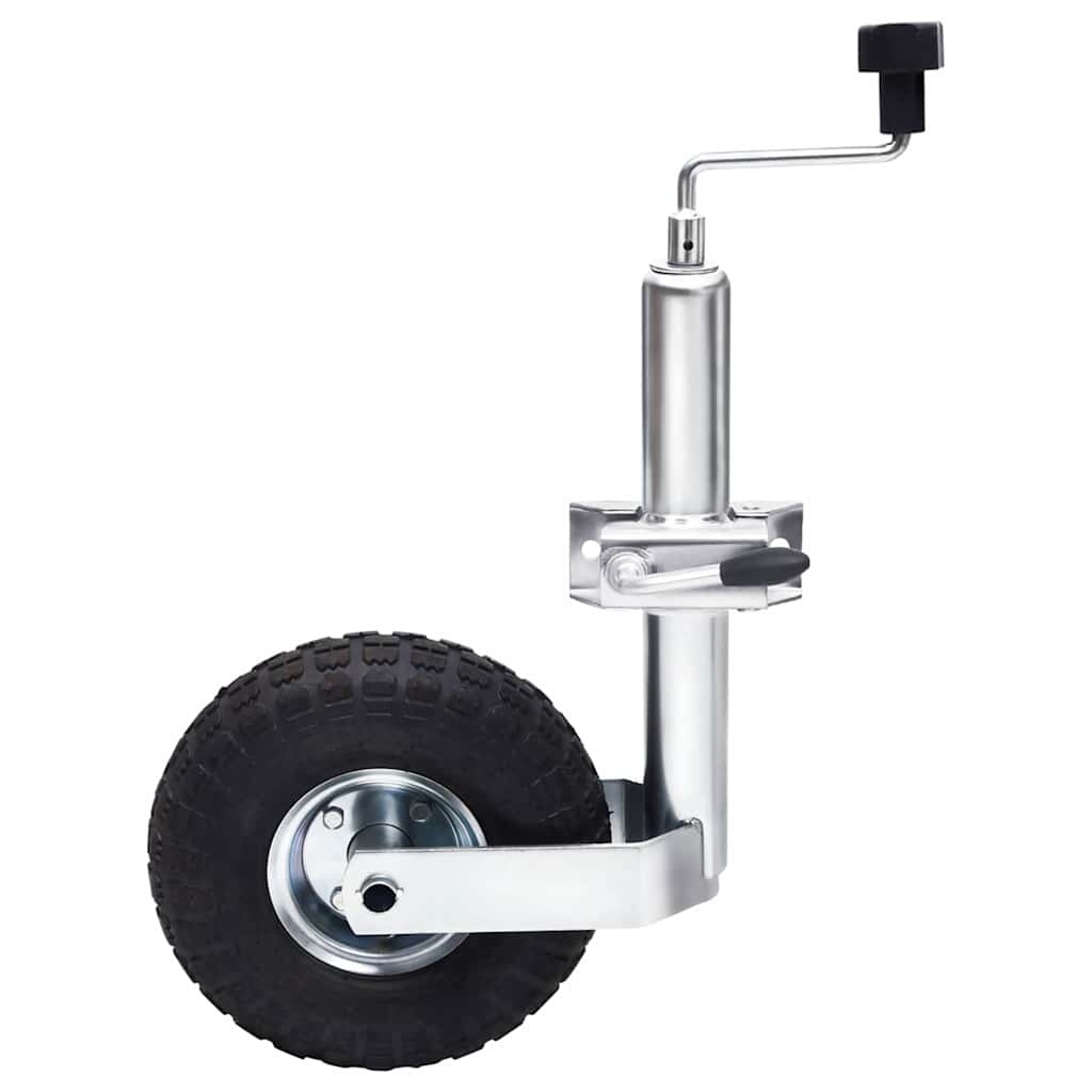 Jockey Wheel for Trailer with Split Clamp 48mm Galvanised Steel