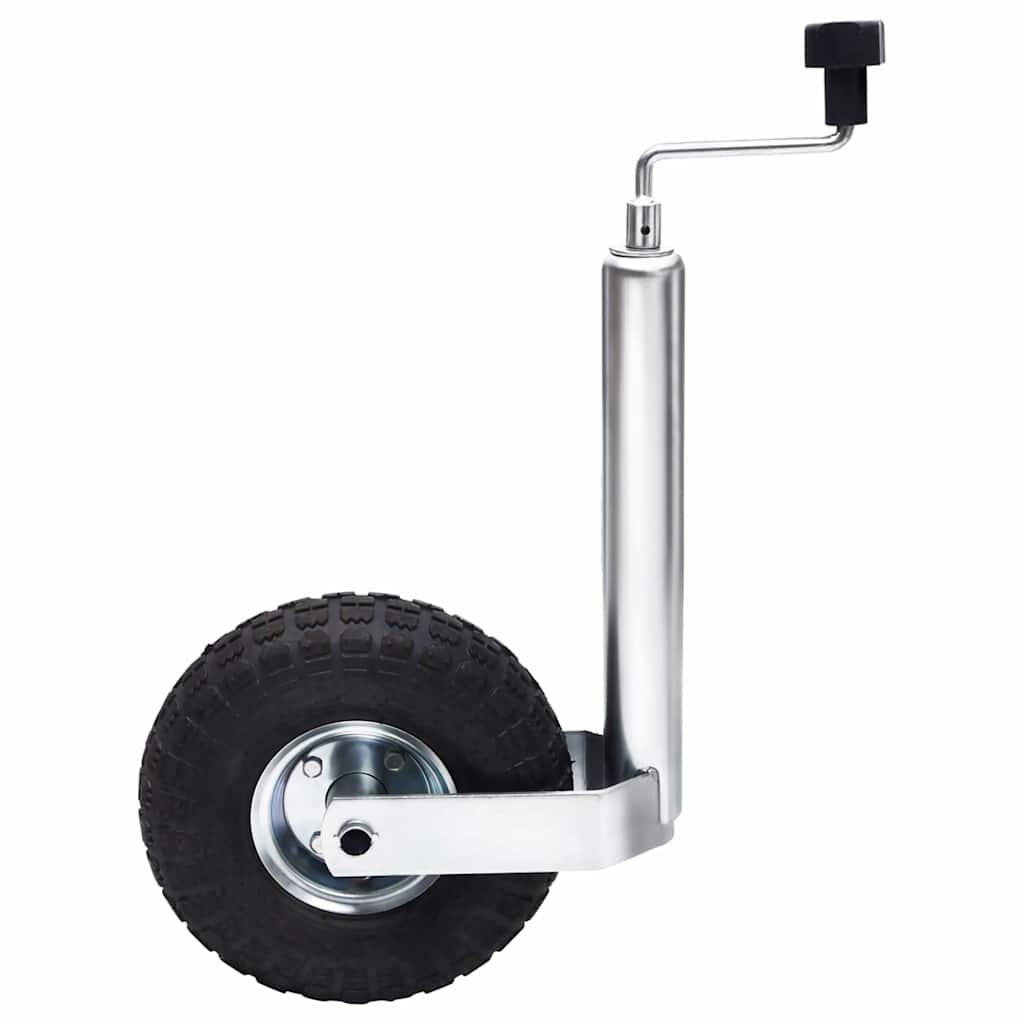 Jockey Wheel for Trailer with Split Clamp 48mm Galvanised Steel
