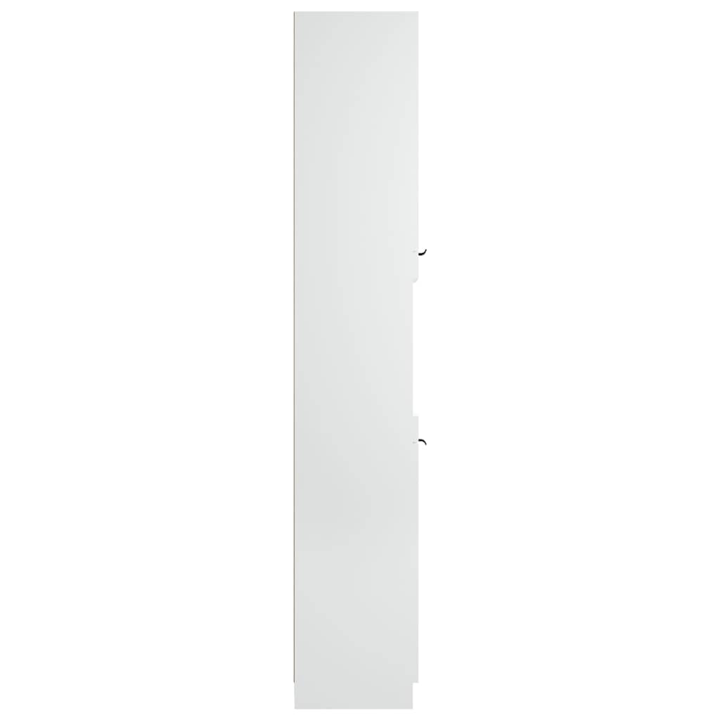 Bathroom Cabinet White 32x34x188.5 cm Engineered Wood
