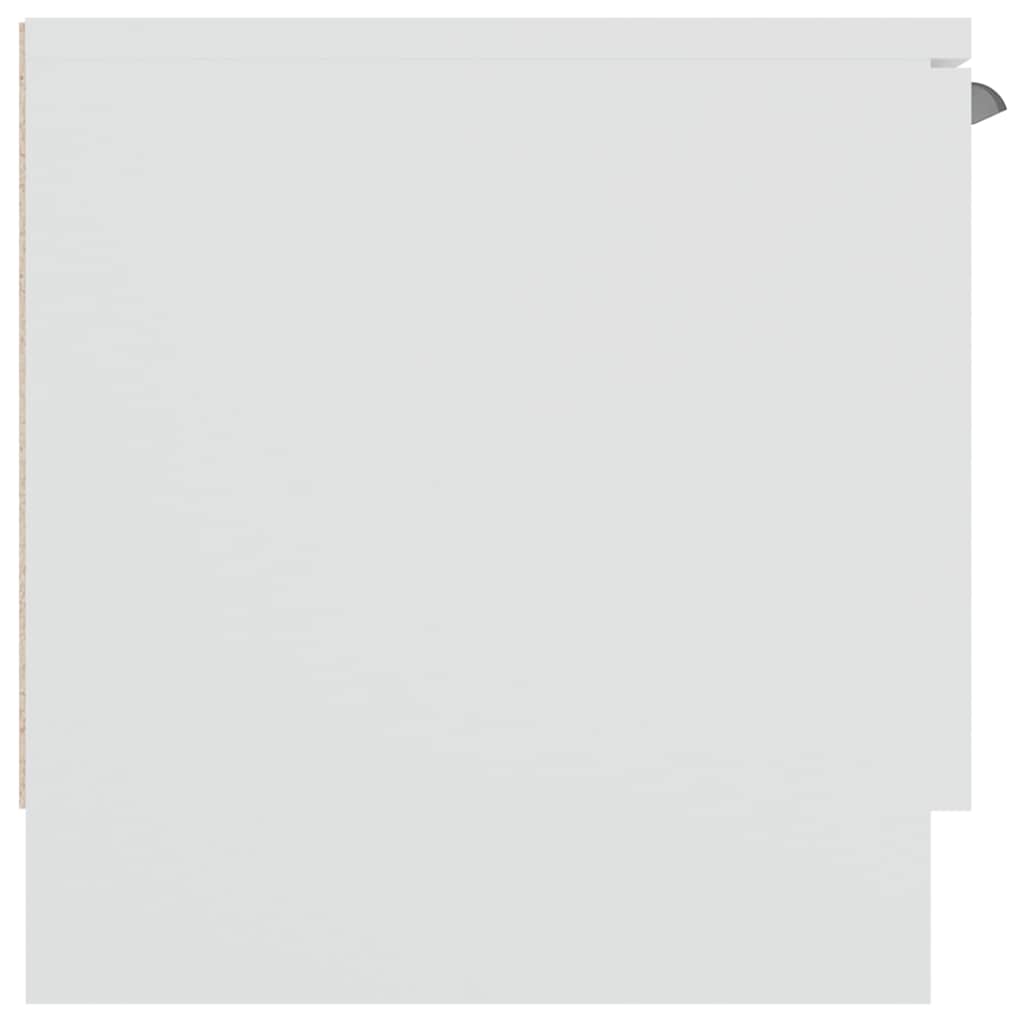 TV Cabinet White 102x35x36.5 cm Engineered Wood