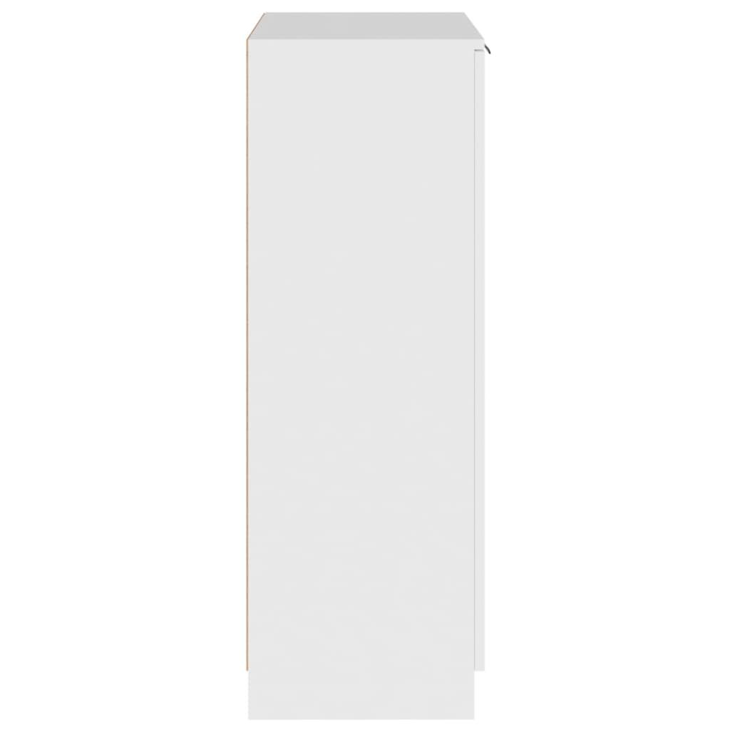 Shoe Cabinet White 59x35x100 cm Engineered Wood