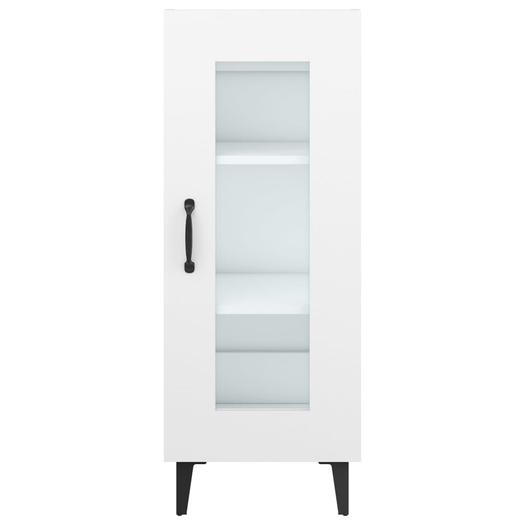 Sideboard White 34.5x34x90 cm Engineered Wood