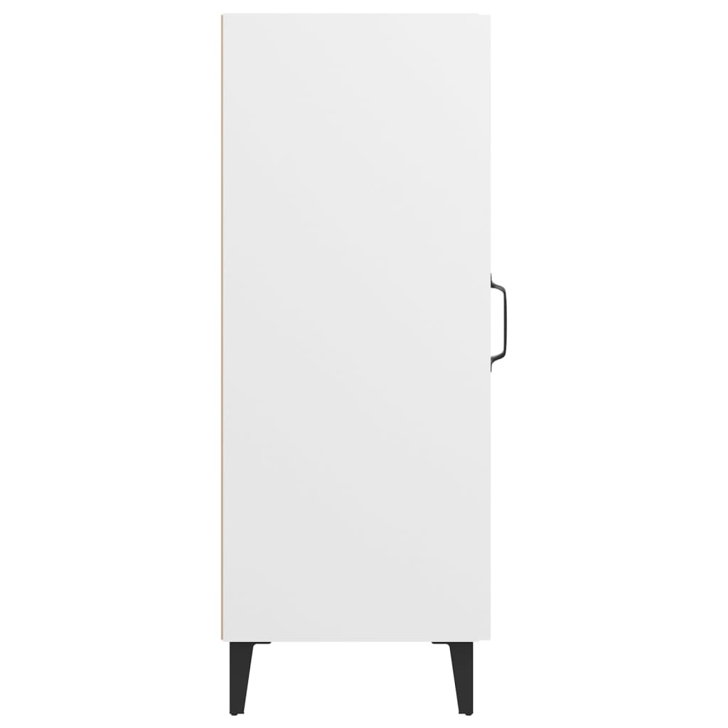 Sideboard White 34.5x34x90 cm Engineered Wood