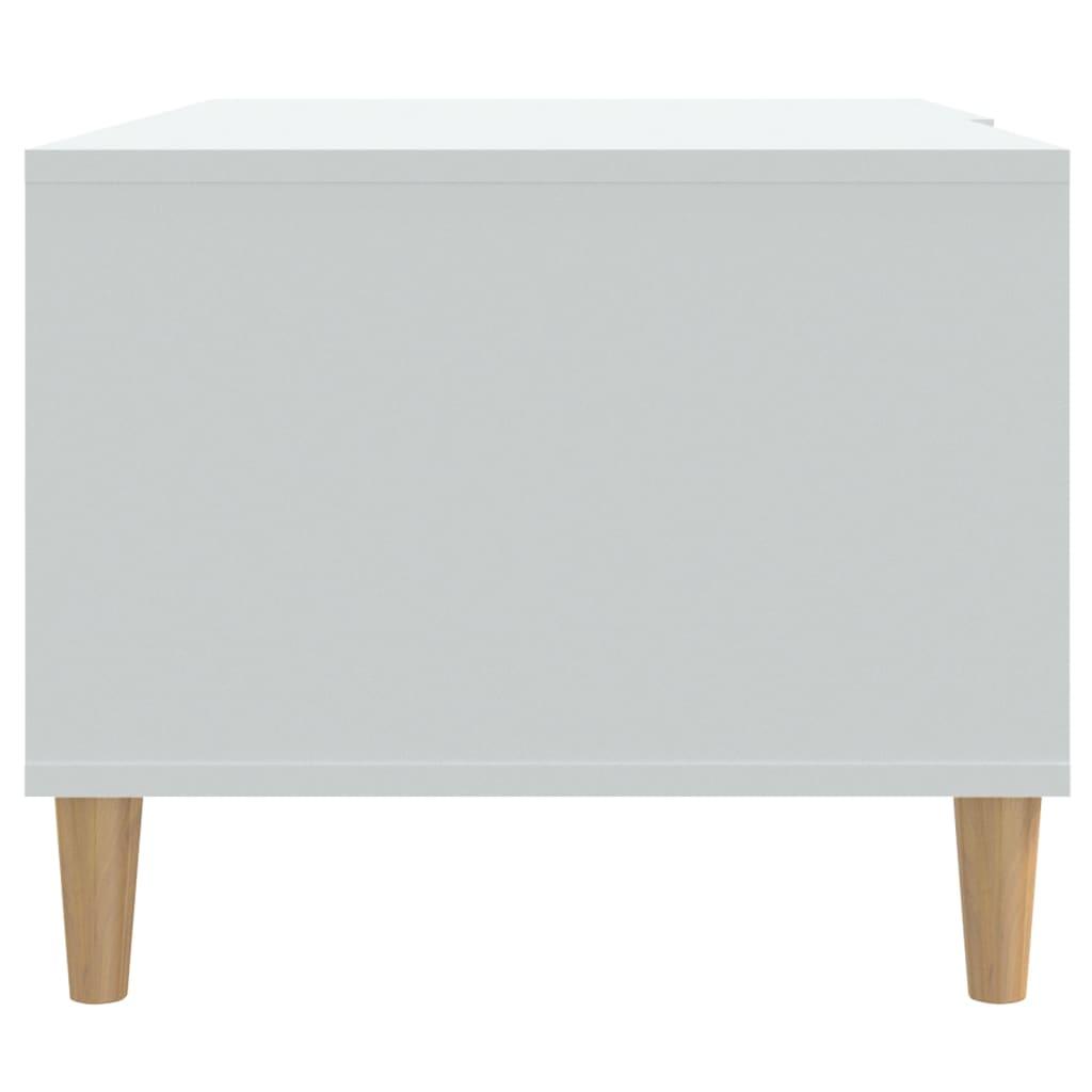 Coffee Table White 89.5x50x40 cm Engineered Wood