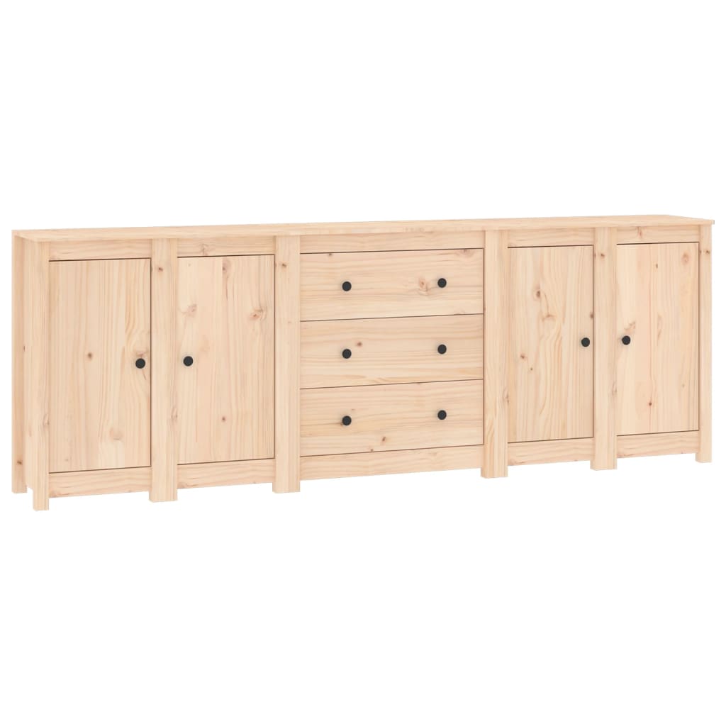 Sideboard 230x35x80 cm Solid Wood Pine