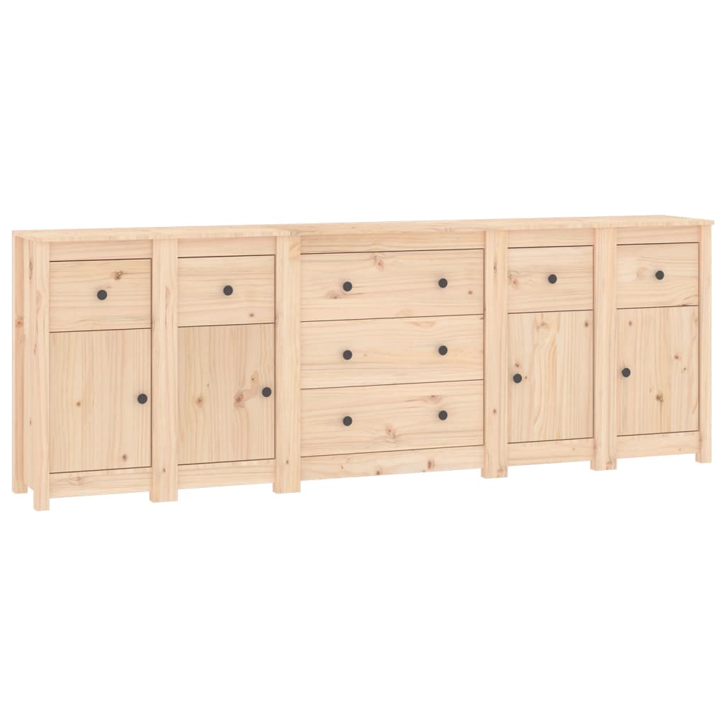 Sideboard 230x35x80 cm Solid Wood Pine