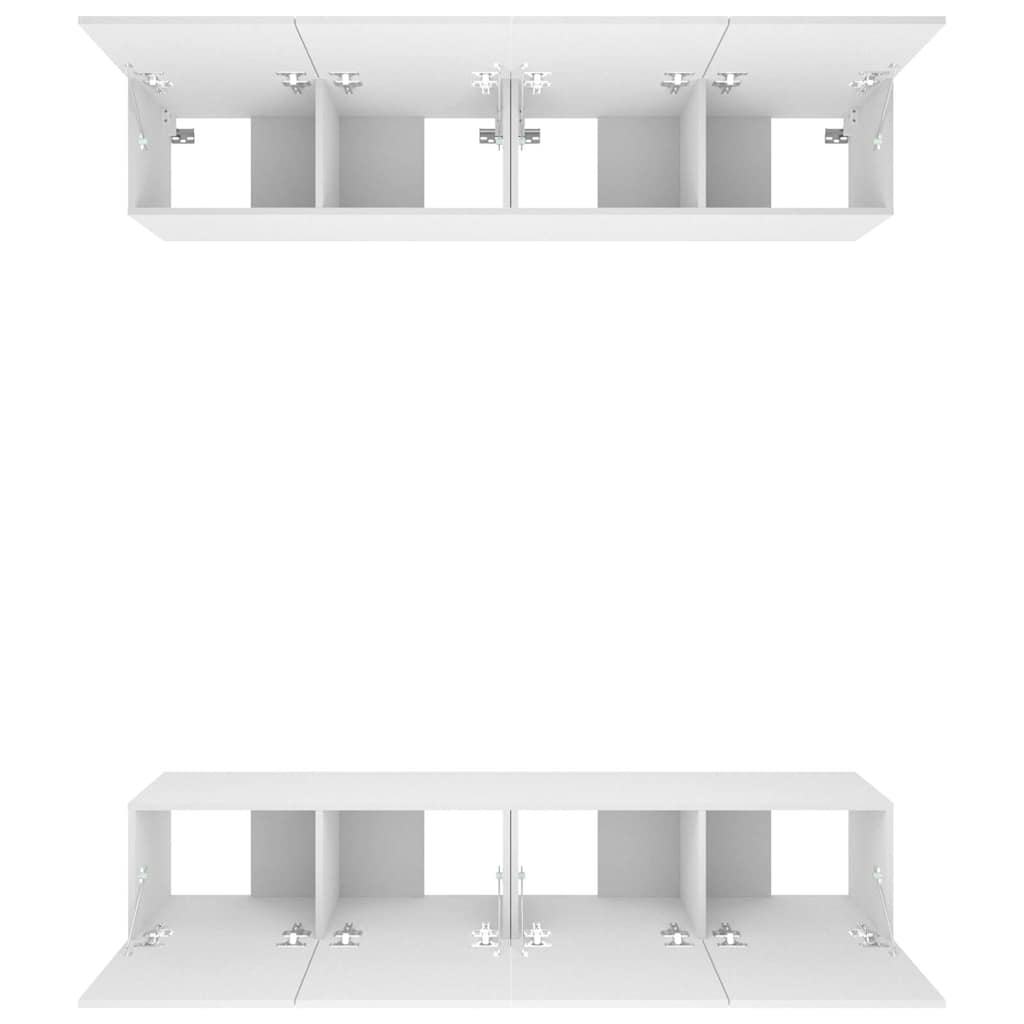 TV Cabinets 4 pcs White 80x30x30 cm Engineered Wood