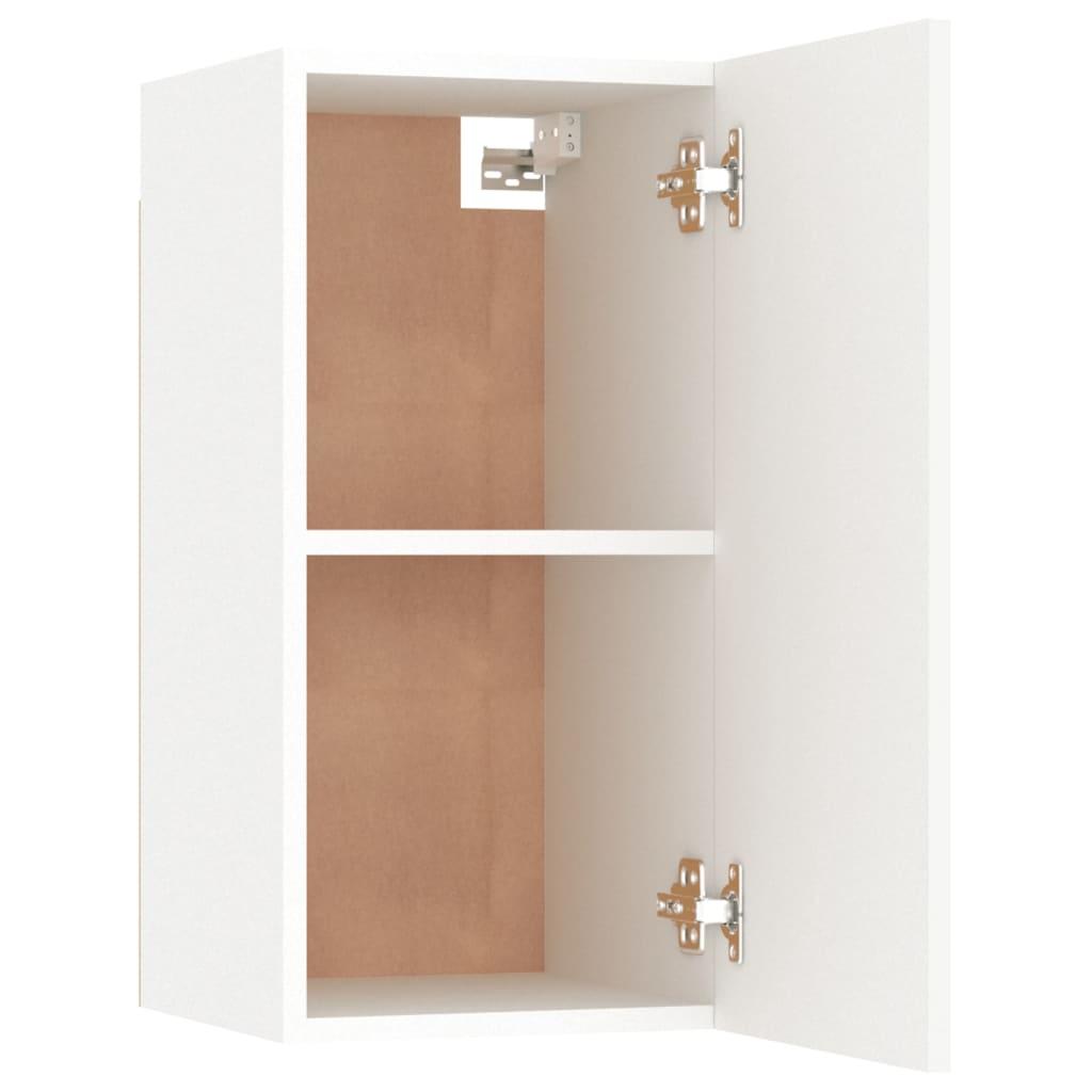 8 Piece TV Cabinet Set White Engineered Wood