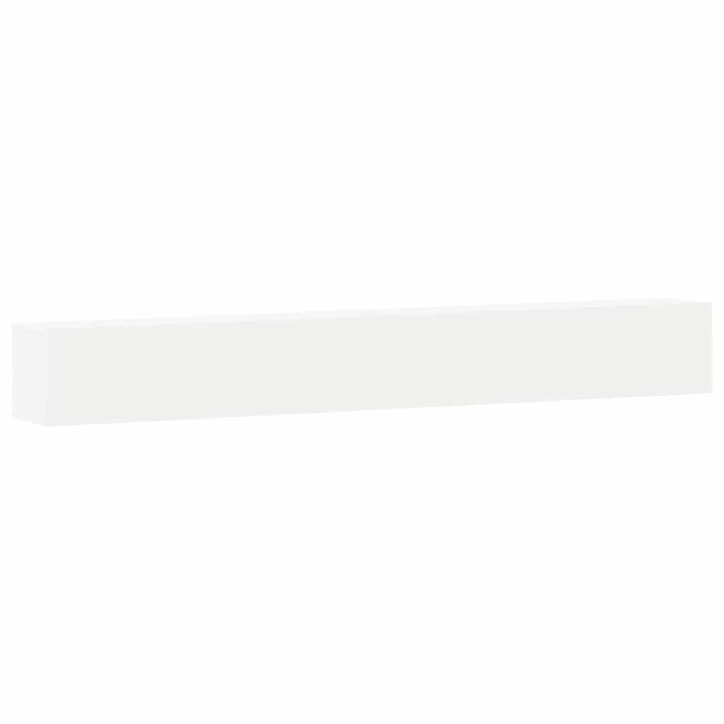 3 Piece TV Cabinet Set White Engineered Wood