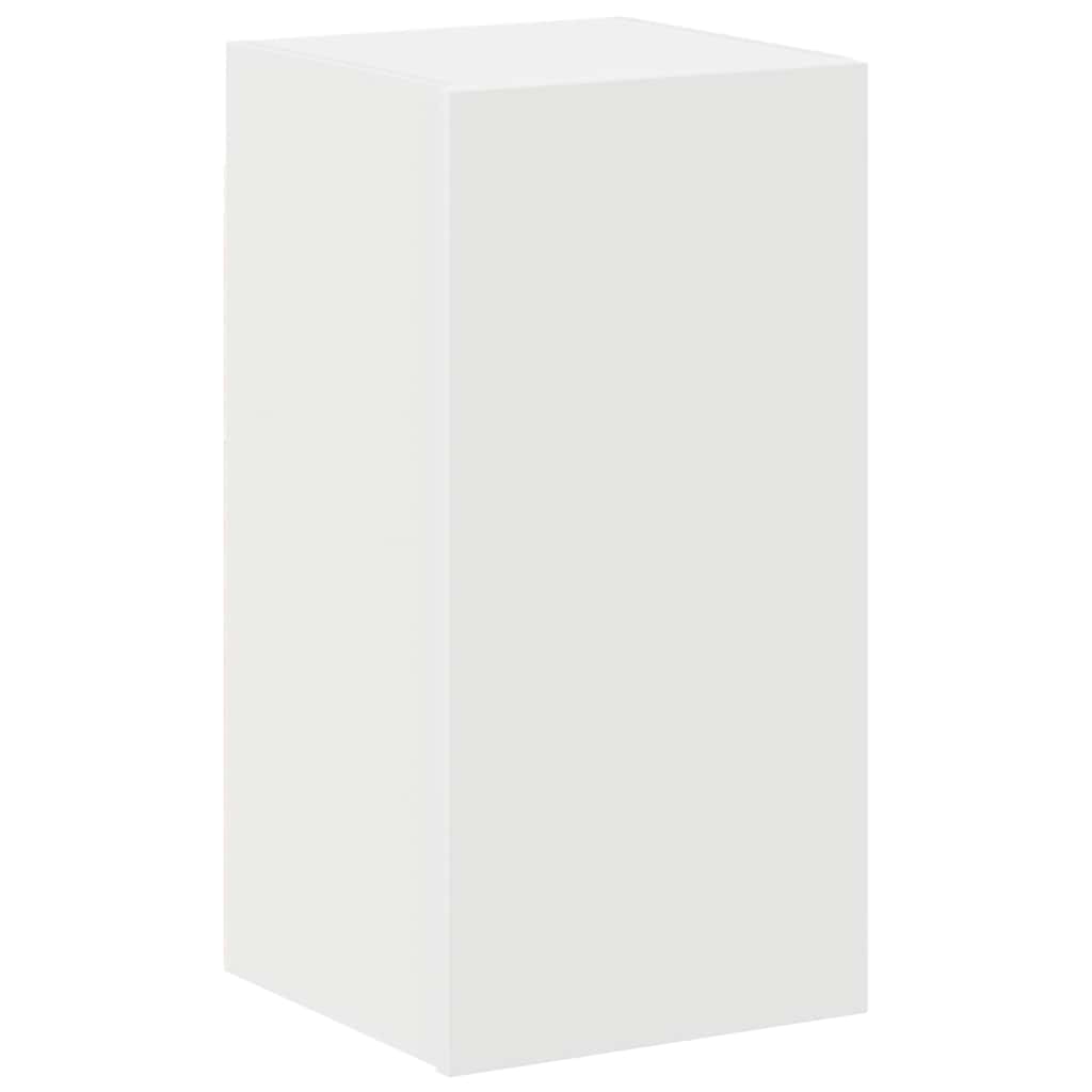 4 Piece TV Cabinet Set White Engineered Wood