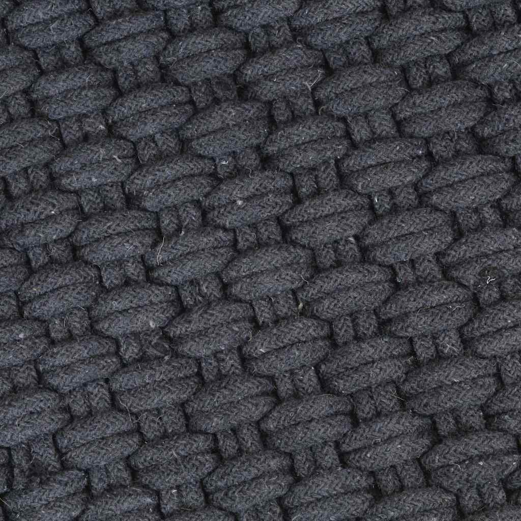 Rug Rectangular Anthracite 120x180 cm Cotton