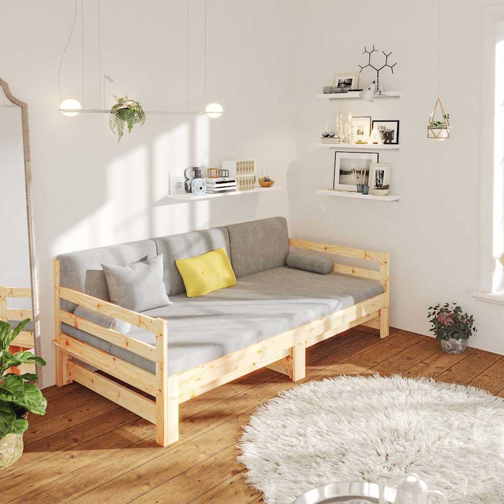 Pull-out Day Bed without Mattress 2x(90x190) cm