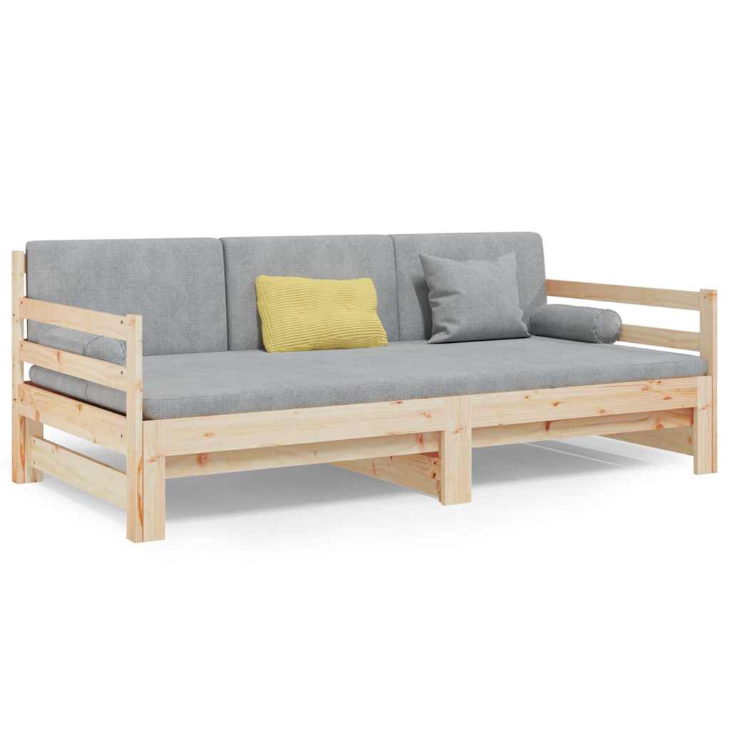 Pull-out Day Bed without Mattress 2x(90x190) cm