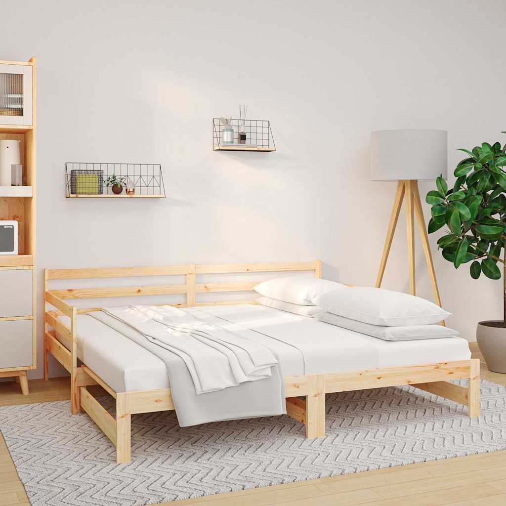 Pull-out Day Bed without Mattress 2x(90x190) cm