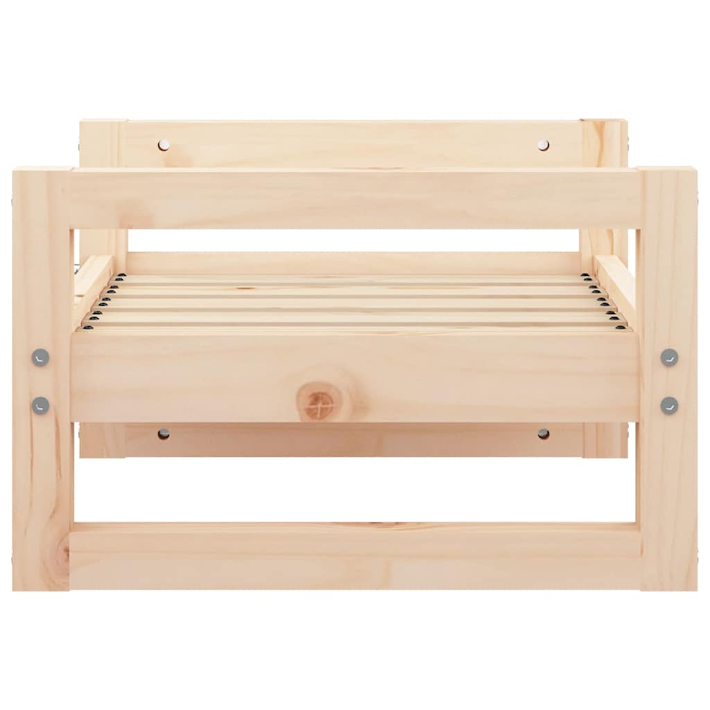 Dog Bed 55.5x45.5x28 cm Solid Pine Wood