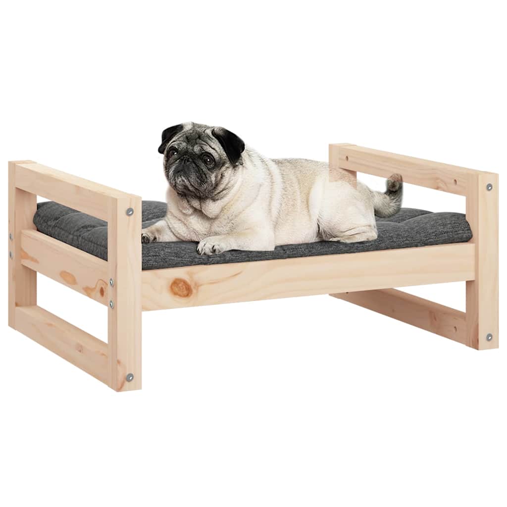 Dog Bed 65,5x50,5x28 cm Solid Pine Wood