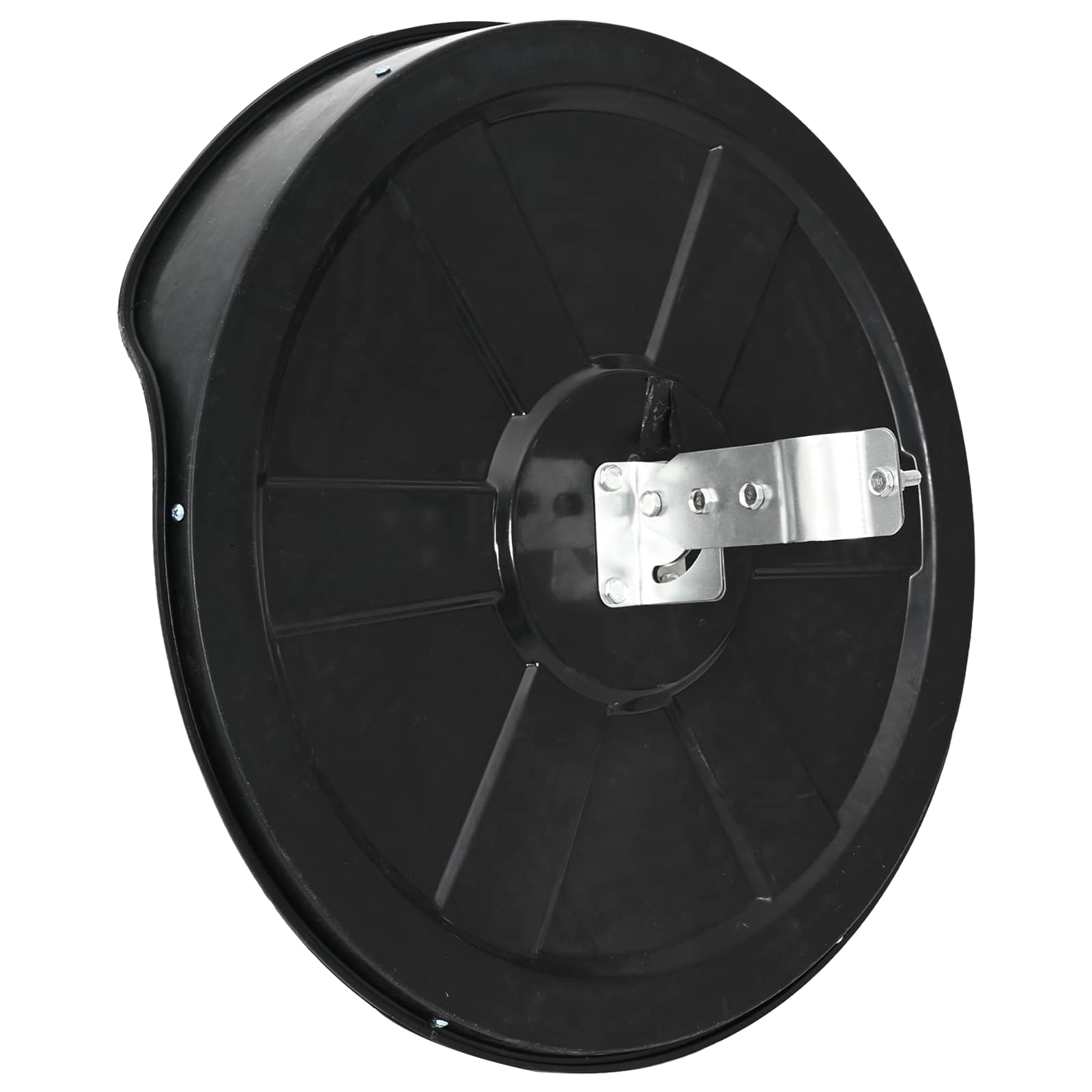 Outdoor Convex Traffic Mirror Black Ø60 cm Polycarbonate