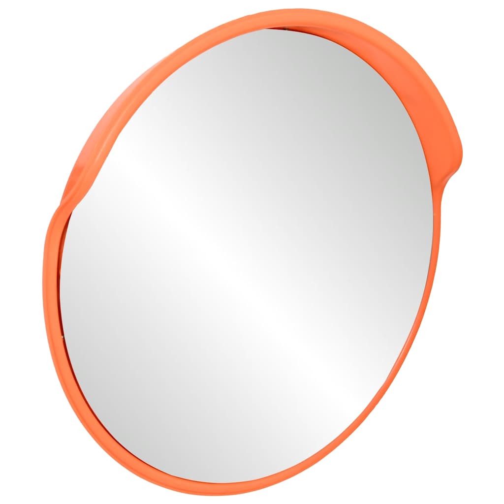 Outdoor Convex Traffic Mirror Orange Ø30 cm Polycarbonate