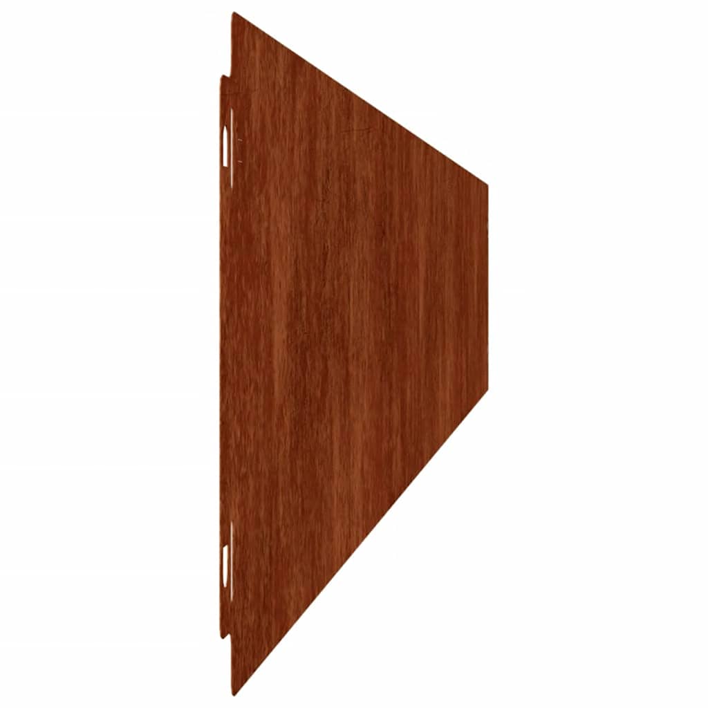 Lawn Edging 50 pcs 15 x 103 cm Weathering Steel Rusty
