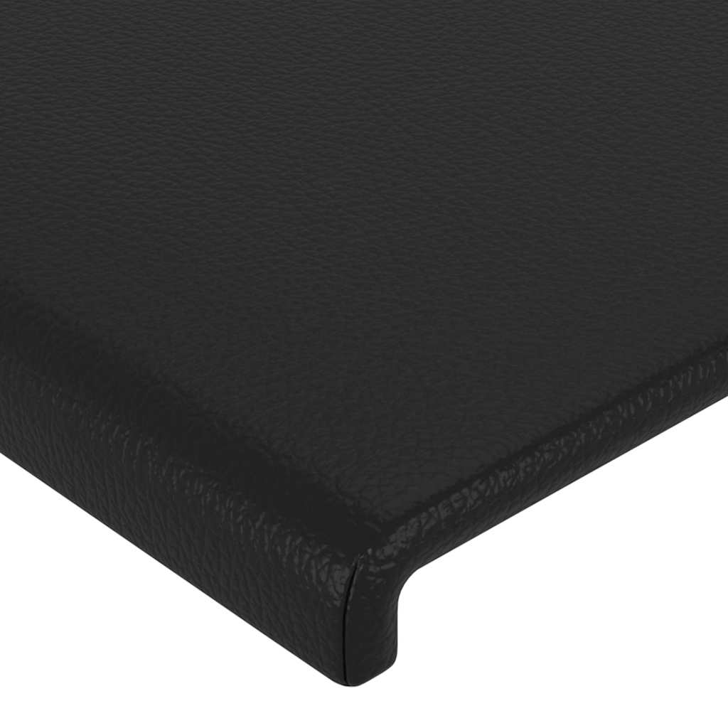 Headboards Black 144x5x78/88 cm Faux Leather