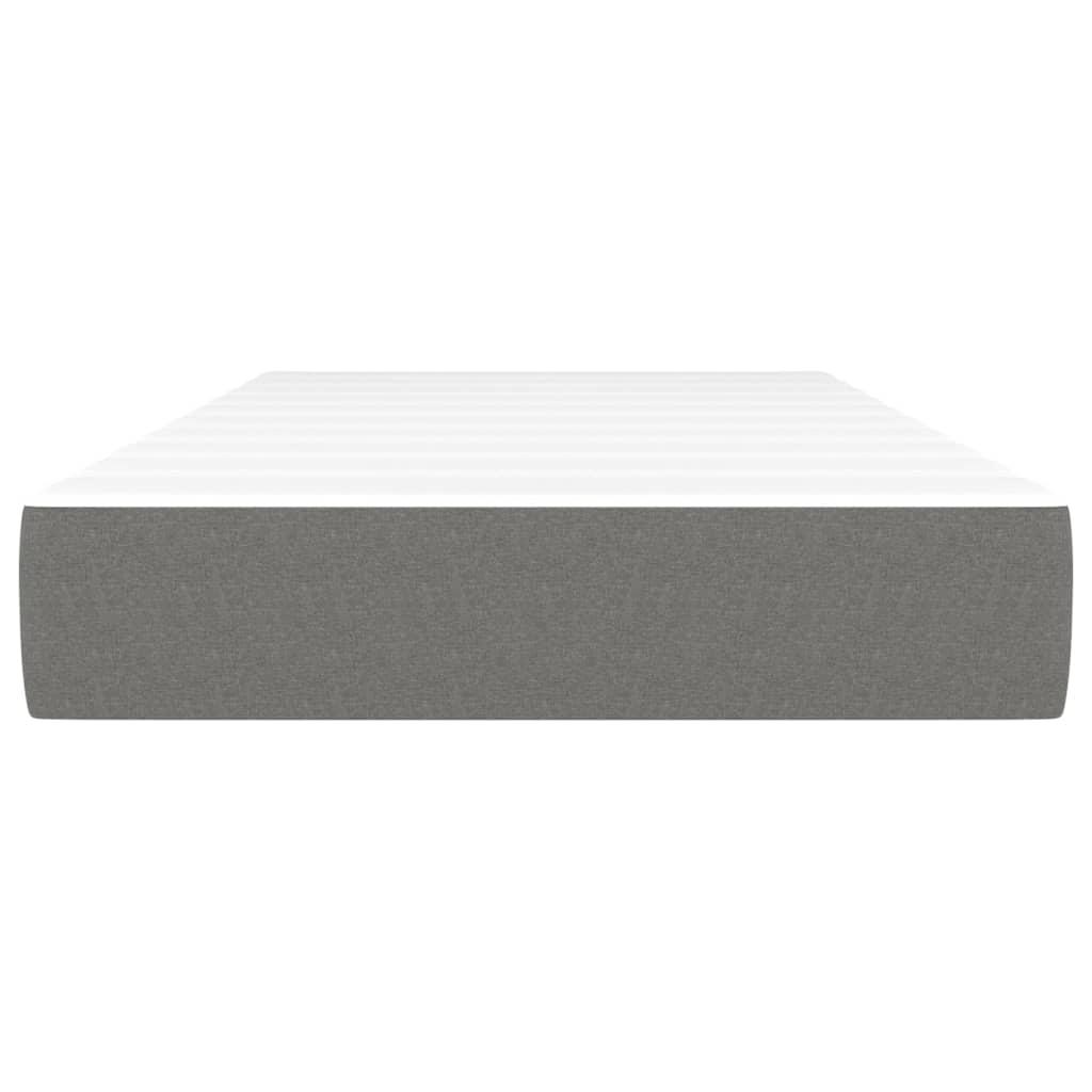 Pocket Spring Bed Mattress Dark Grey 90x190x20 cm Fabric