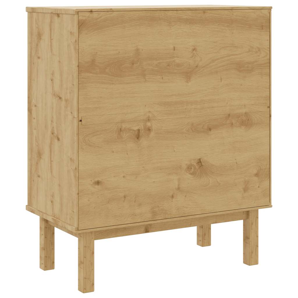 Drawer Cabinet OTTA 76.5x39.5x90cm Solid Wood Pine