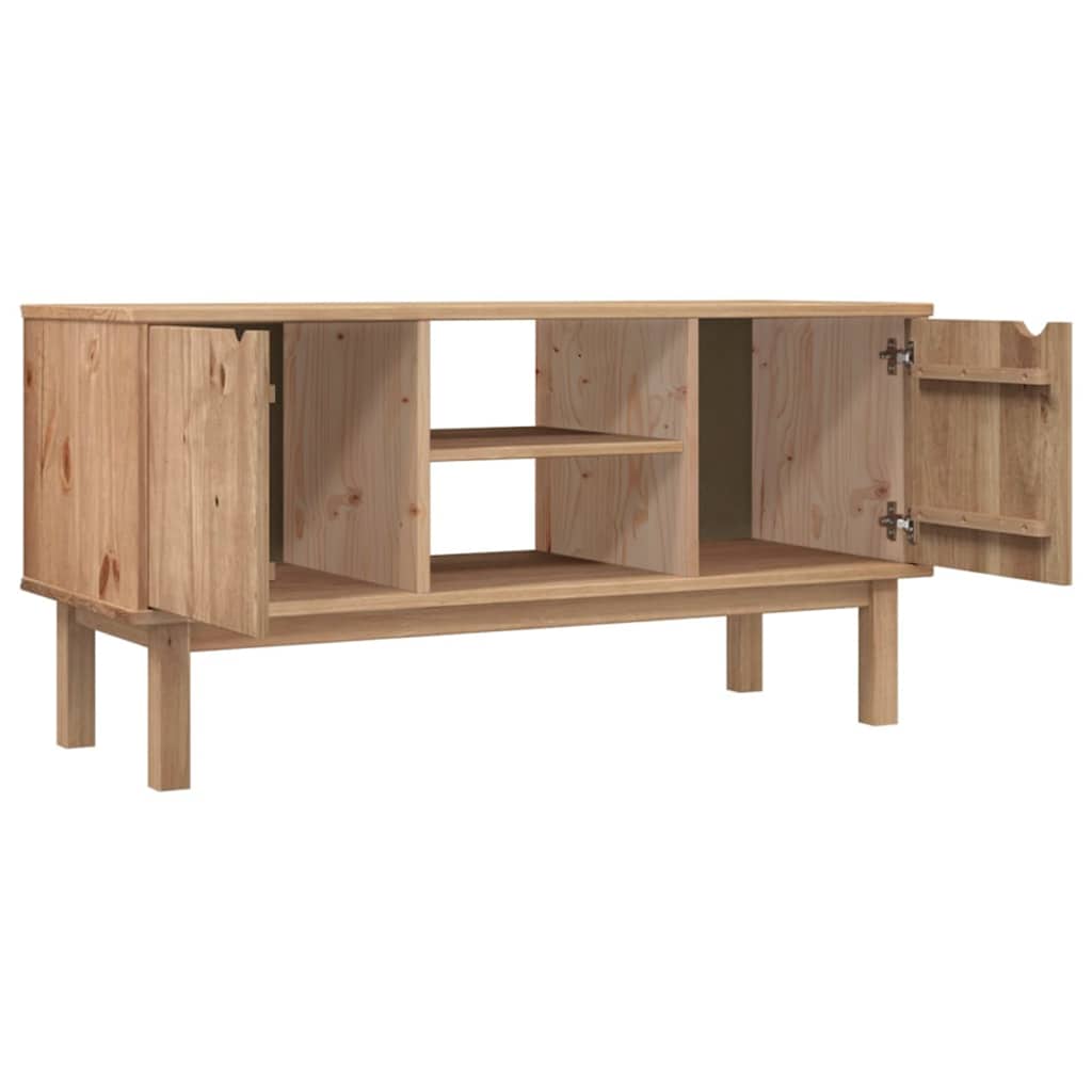 TV Cabinet OTTA 113.5x43x57 cm Solid Wood Pine
