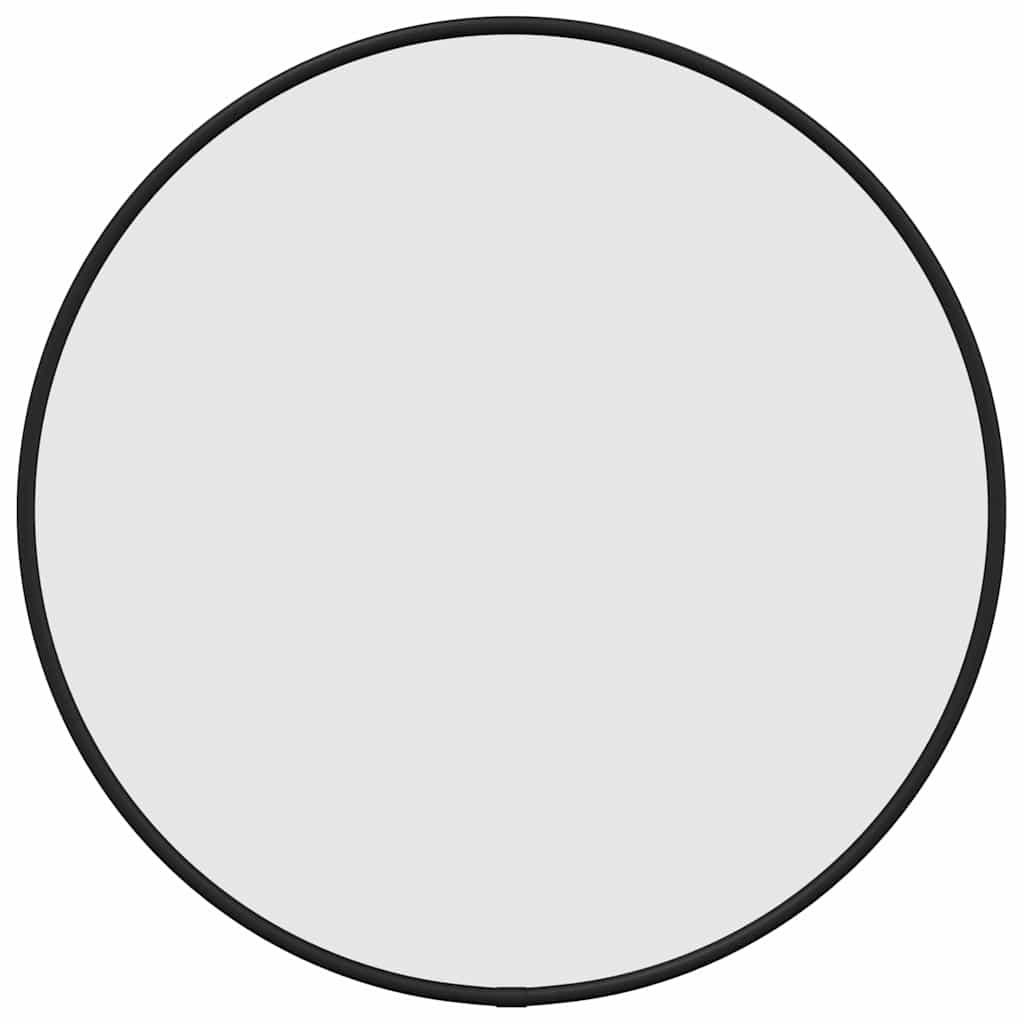 Wall Mirror Black Ø 40 cm Round
