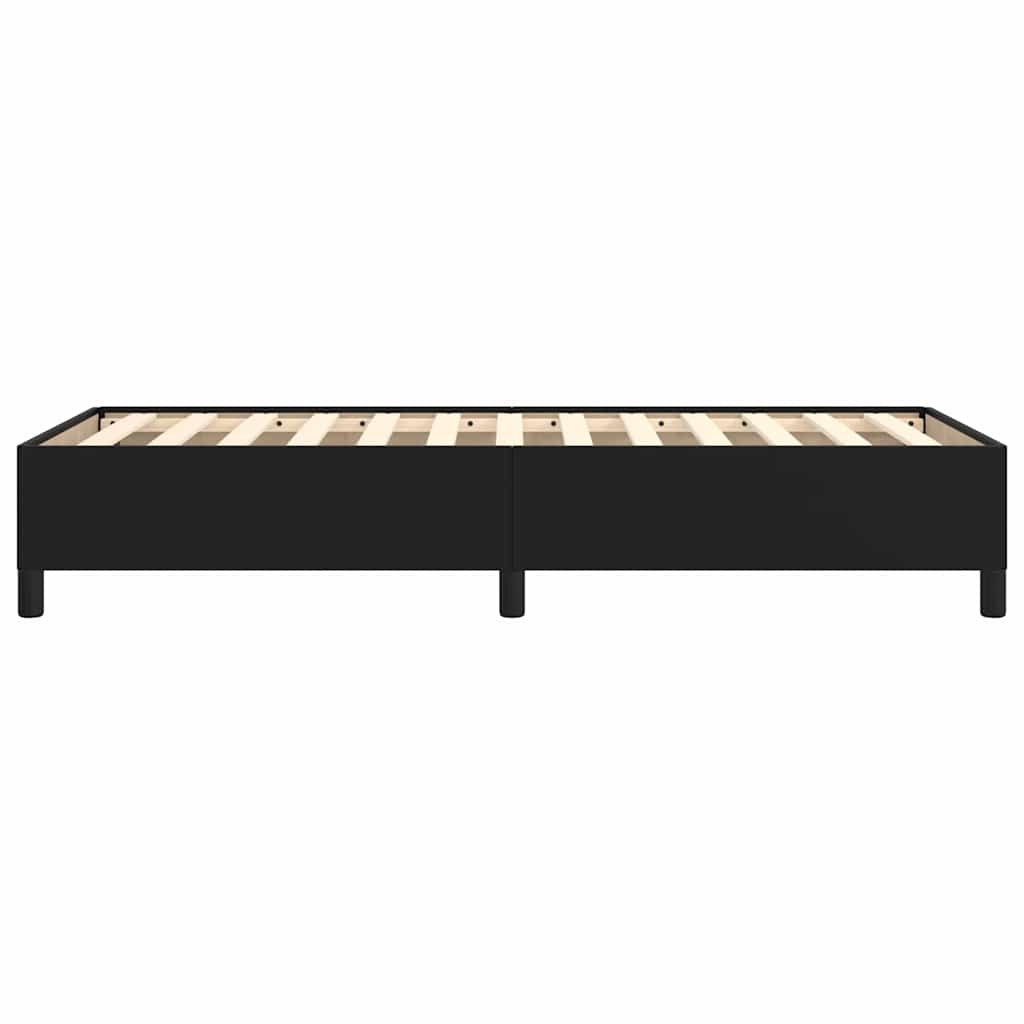 Bed Frame without Mattress Black King Single Faux Leather