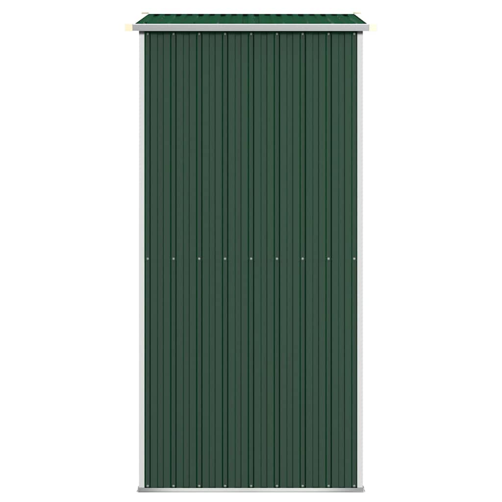 Garden Shed Green 192x108x223 cm Galvanised Steel