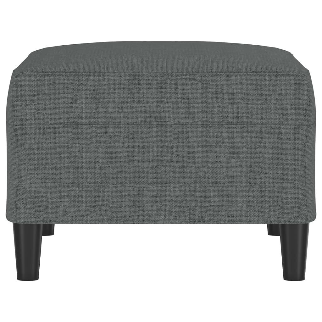 Footstool Dark Grey 70x55x41 cm Fabric
