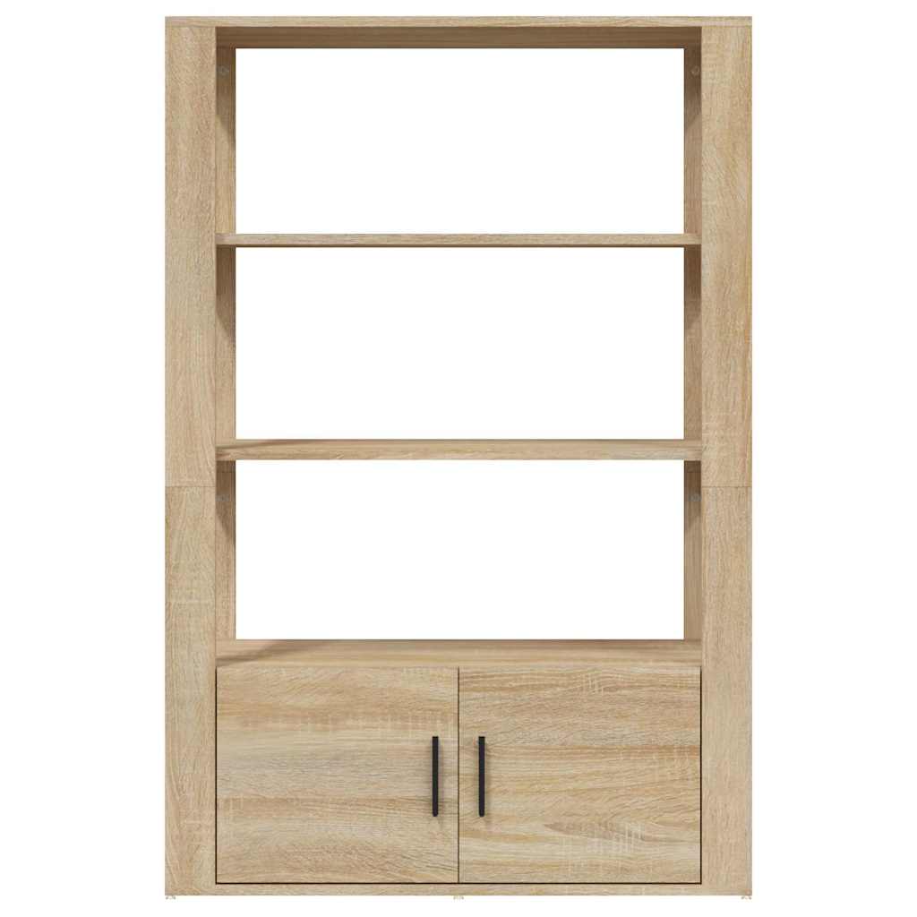 Sideboard Sonoma Oak 80x30x119.5 cm Engineered Wood