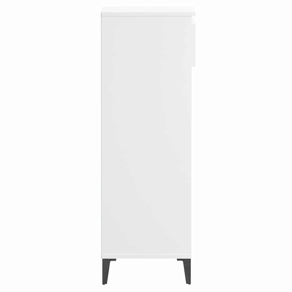Shoe Rack White 40x36x105 cm Engineered Wood