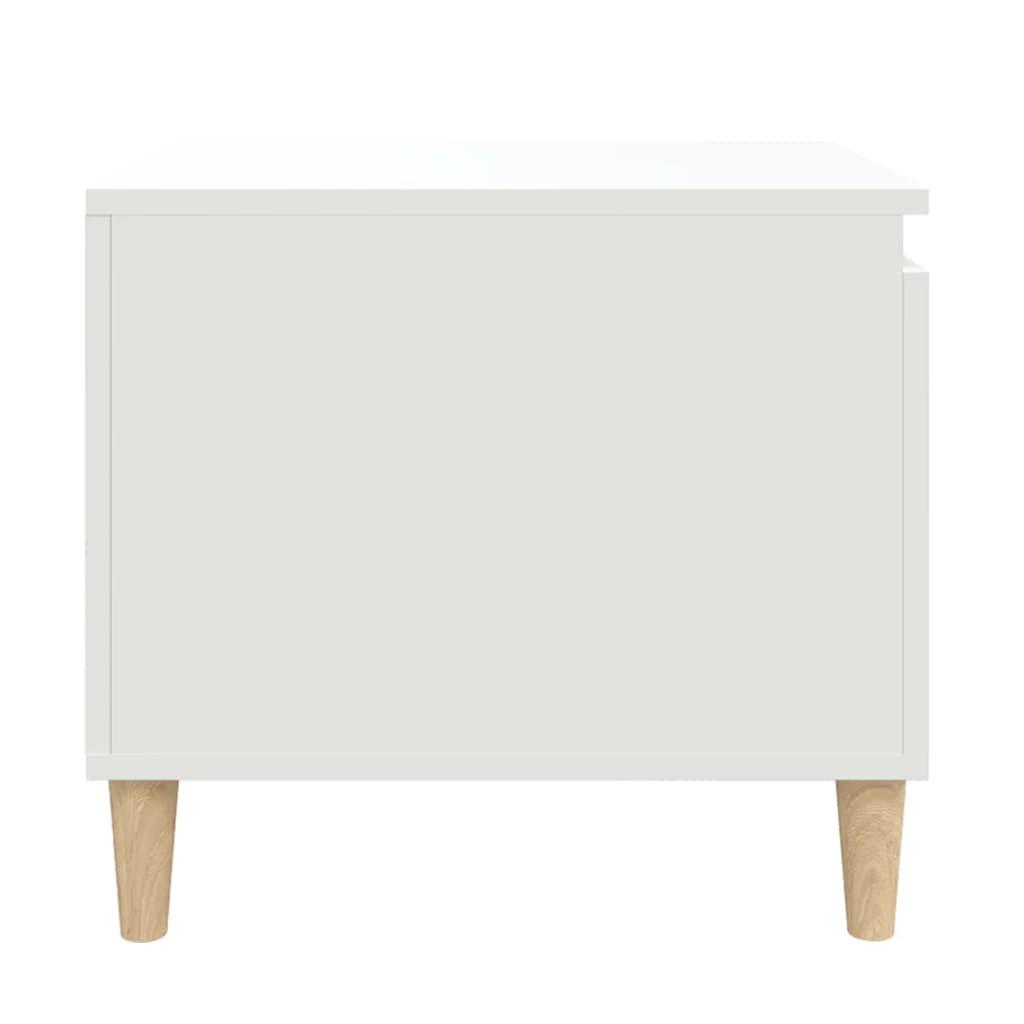 Coffee Table White 100x50x45 cm Engineered Wood