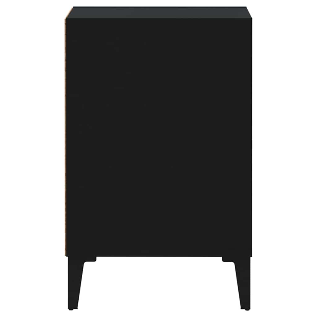 TV Cabinet Black 100x35x55 cm Engineered Wood