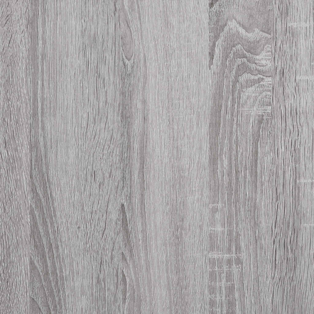 Aquarium Stand Grey Sonoma 80x35x60 cm Engineered Wood