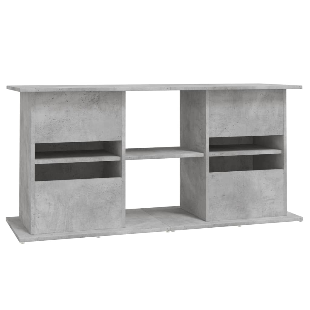 Aquarium Stand Concrete Grey 121x41x58 cm Engineered Wood