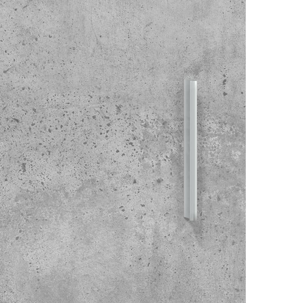 Aquarium Stand Concrete Grey 121x41x58 cm Engineered Wood