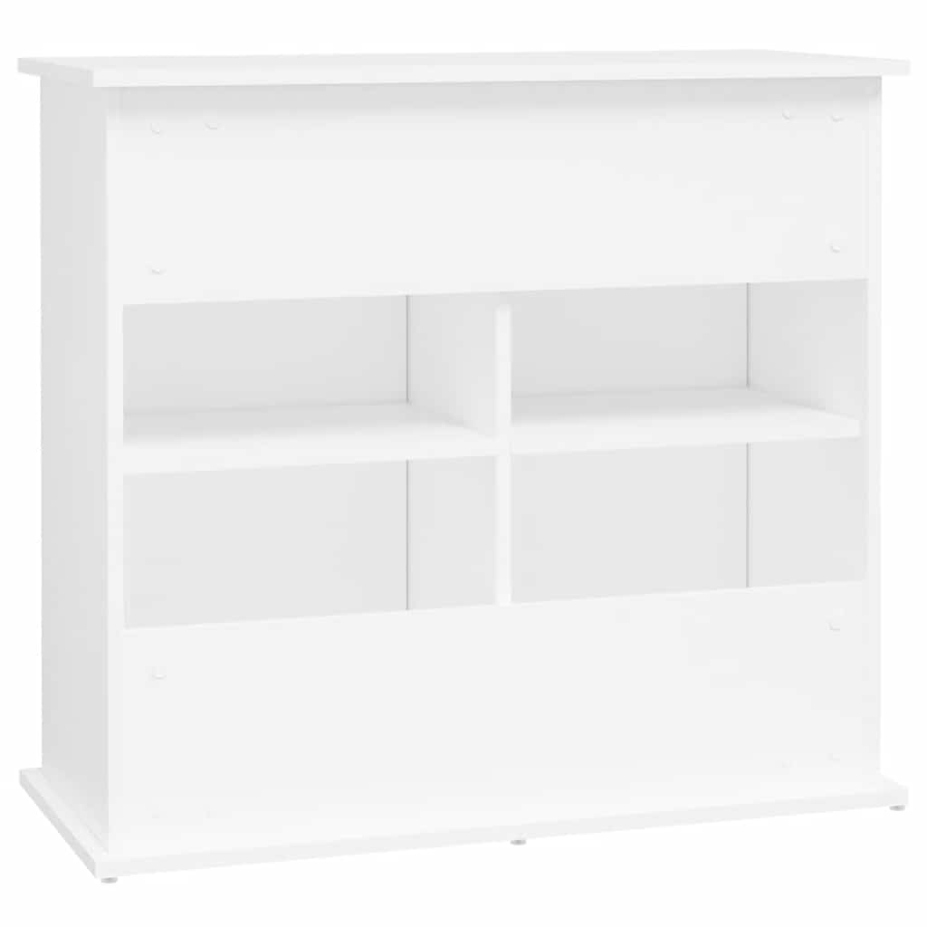 Aquarium Stand White 81x36x73 cm Engineered Wood