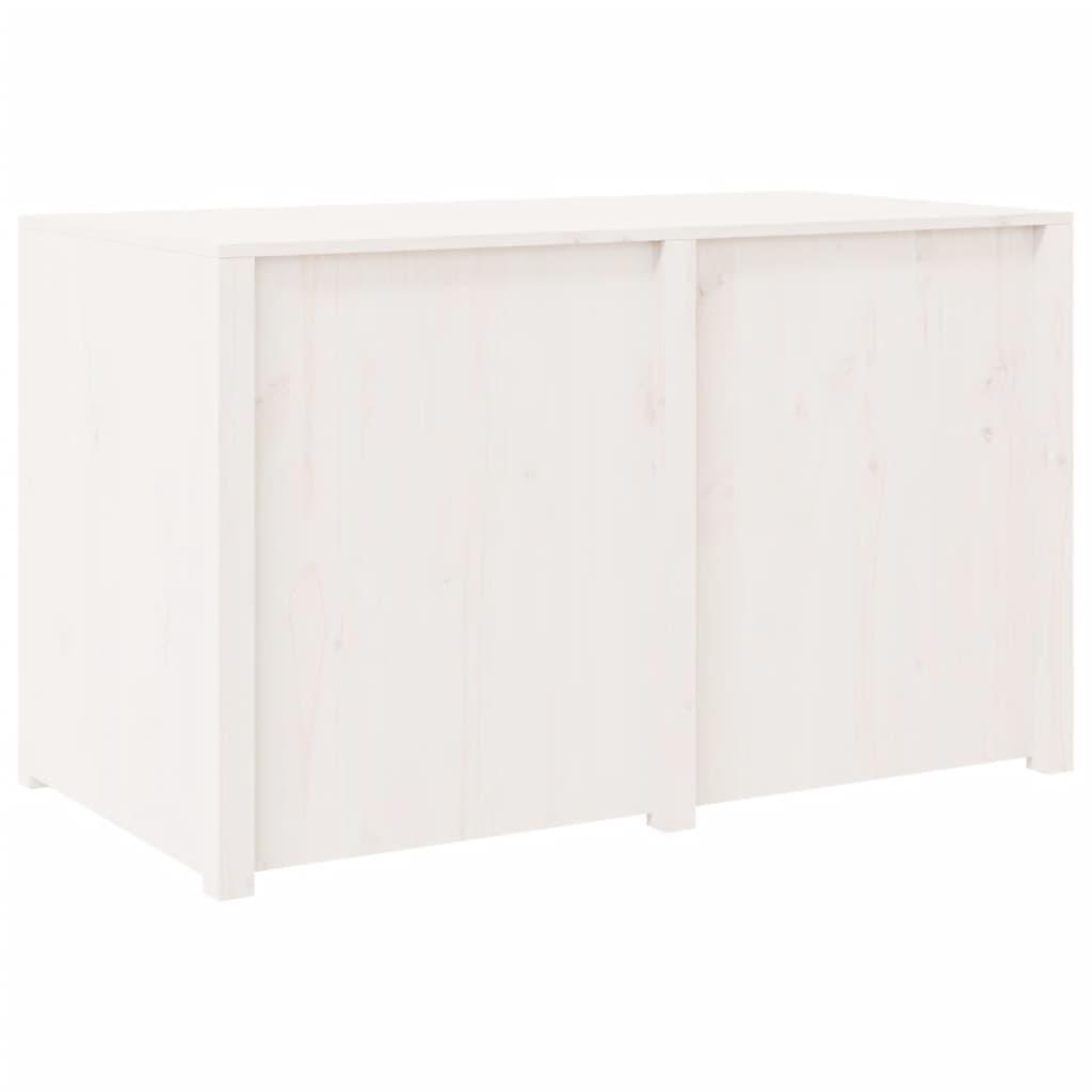 Outdoor Kitchen Cabinet MEPPEL White 106x55x64 cm Solid Wood Pine