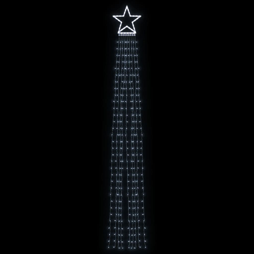 Christmas Tree Light 320 LEDs Cold White 375 cm